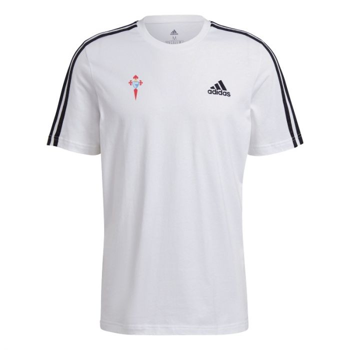 Camiseta Basics Three Stripes White RC Adidas