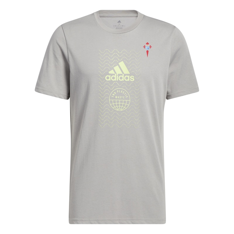 Camiseta Sustainable Badge of Sport Gris Celta Adidas